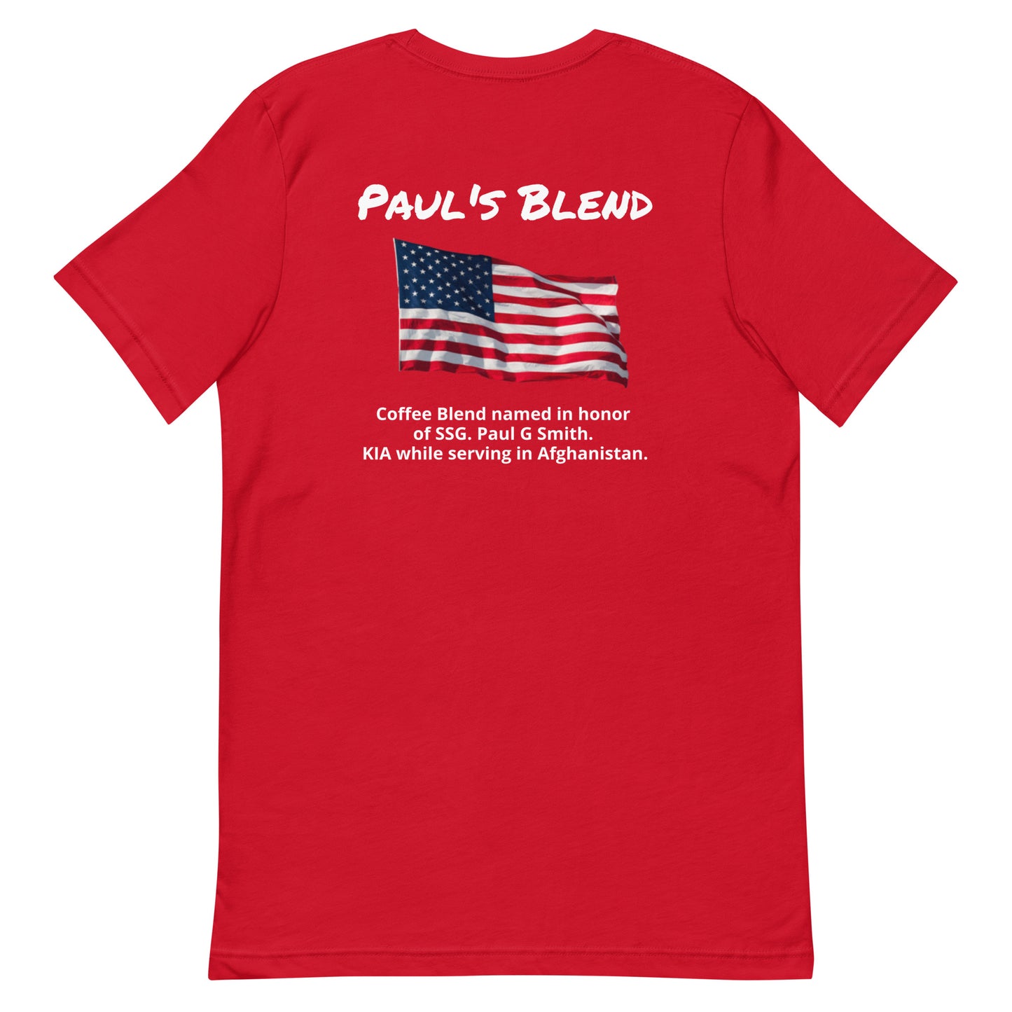 Paul's Blend (White Lettering) Unisex t-shirt